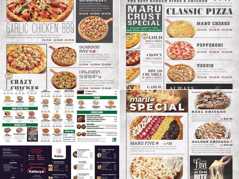 Pizza Maru Kitchen+Bar Menu