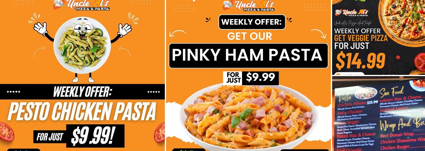 Uncle Al's Pizza & Pasta - Macleod Trail Menu