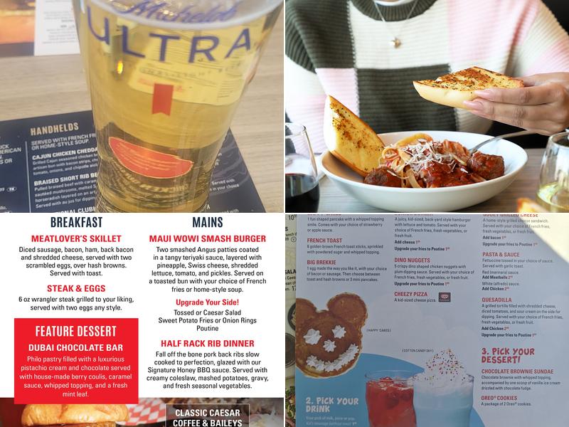 Smitty's Test Kitchen - Calgary Township Menu