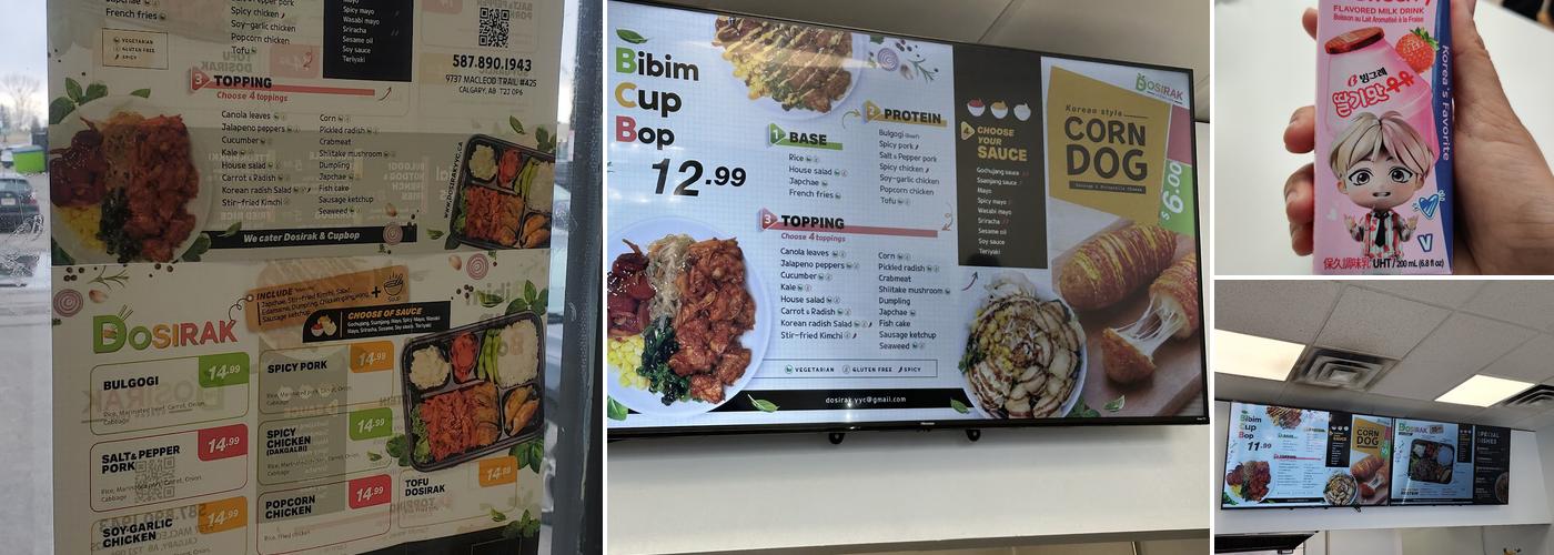Dosirak Menu