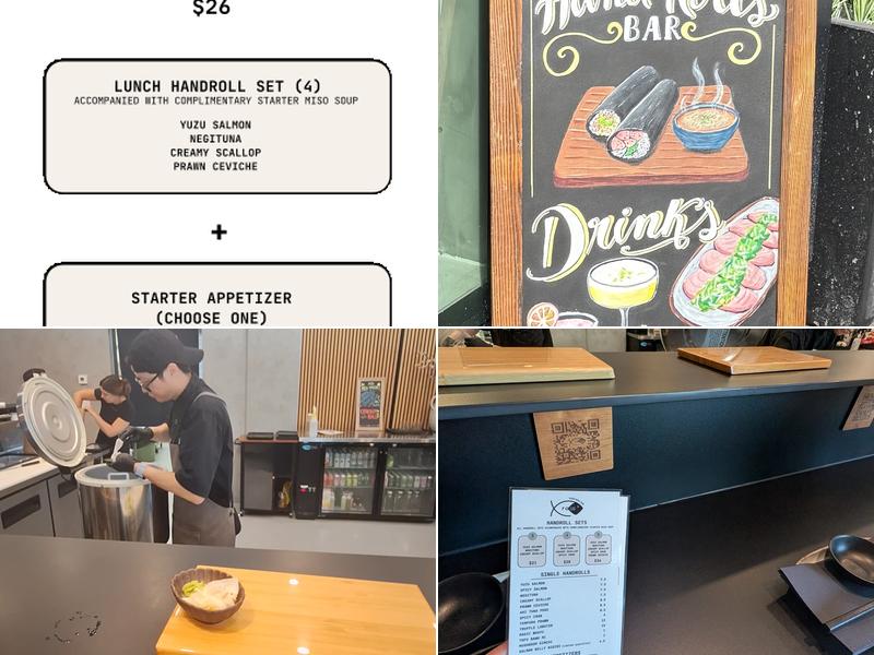 RAW - Japanese Hand Roll Bar Menu