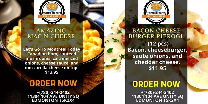 Twisted Perogies Menu