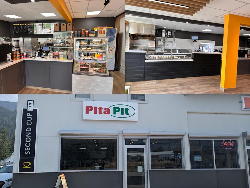 Pita pit/ Second Cup 1590 McGregor Frontage Rd, Christina Lake