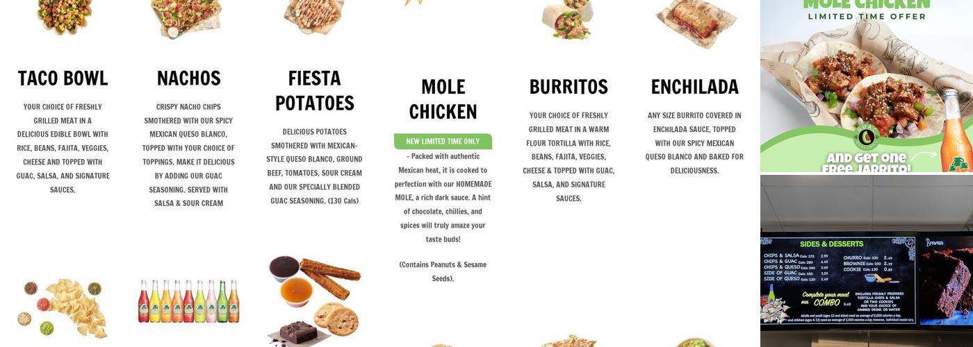 Guac Mexi Grill Menu