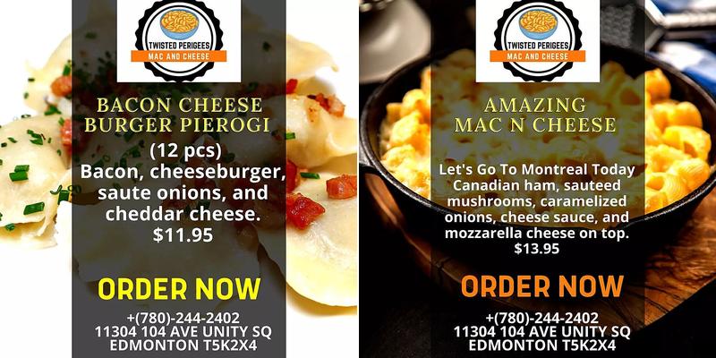 Twisted Perogies Menu