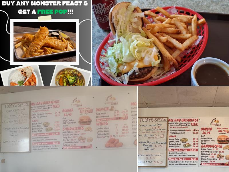 4Monsters Diner Menu