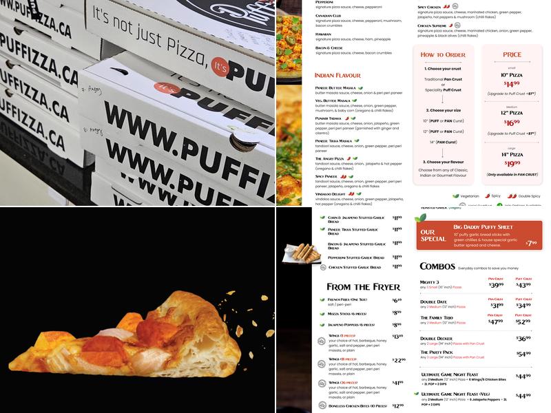 PUFFIZZA Menu
