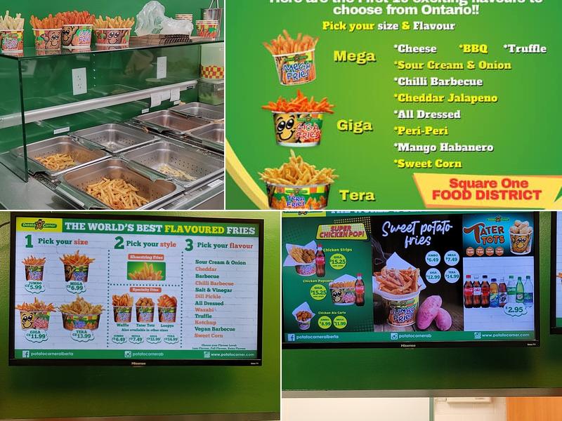 Potato corner Menu