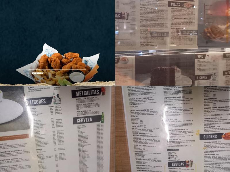 Wild Wing Menu