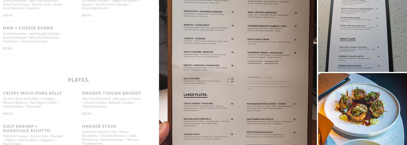 The Standard Menu