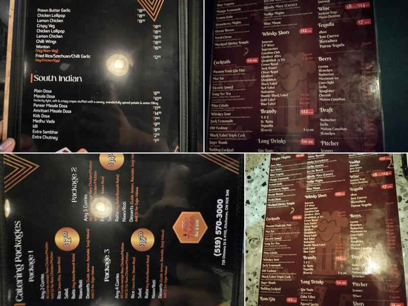 Panj Taara Bar & Grill Menu