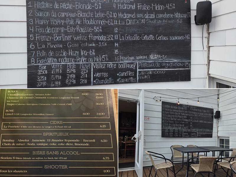 Microbrasserie Etchemin Menu