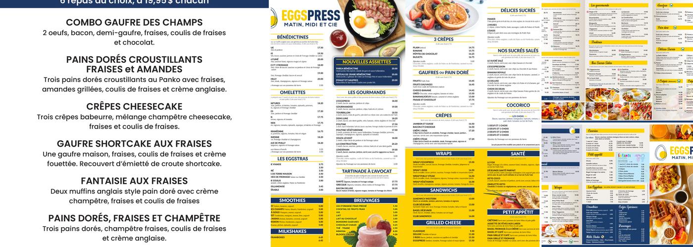 Eggspress Restaurants Menu