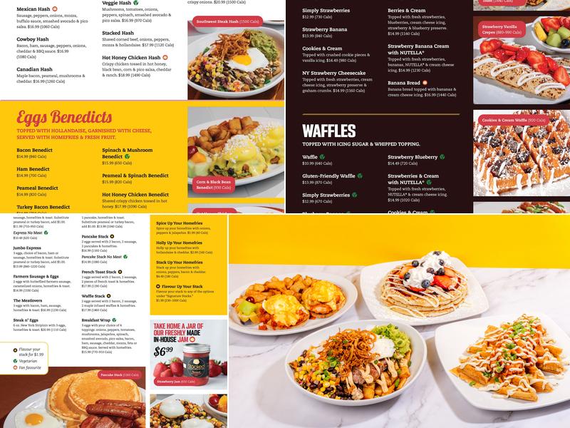 Stacked Pancake & Breakfast House Lindsay Menu