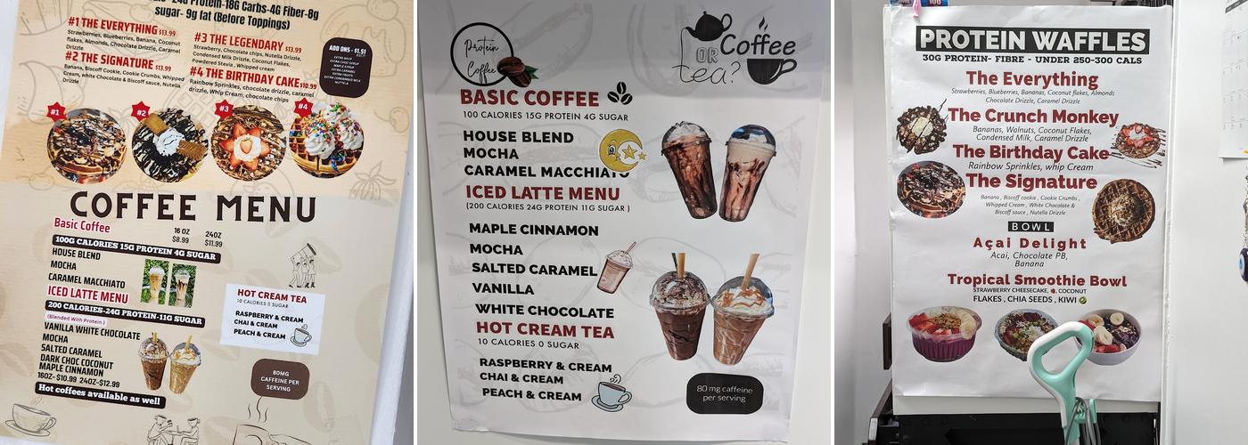 2 peaks nutrition Menu