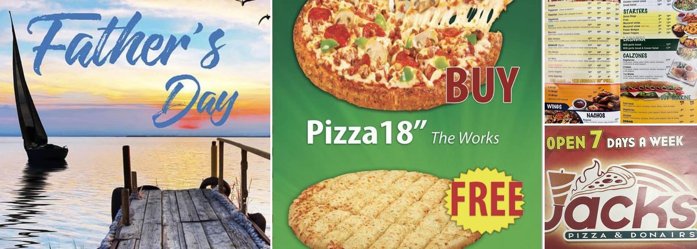 Jacks pizza and donairs