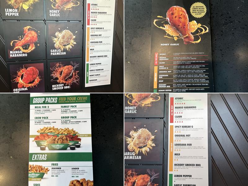Wingstop Menu