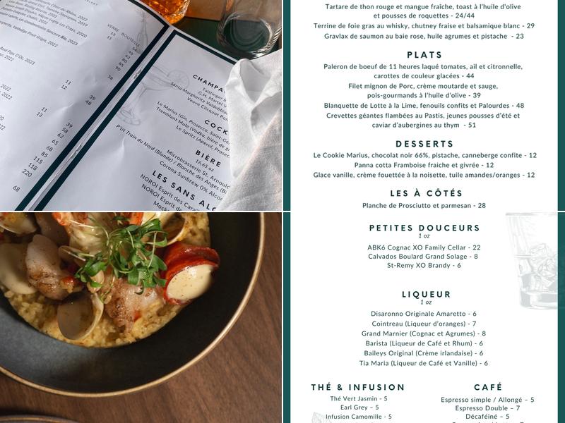 Marius Menu