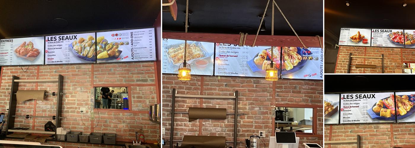 Seau de Crabe Restaurant Menu