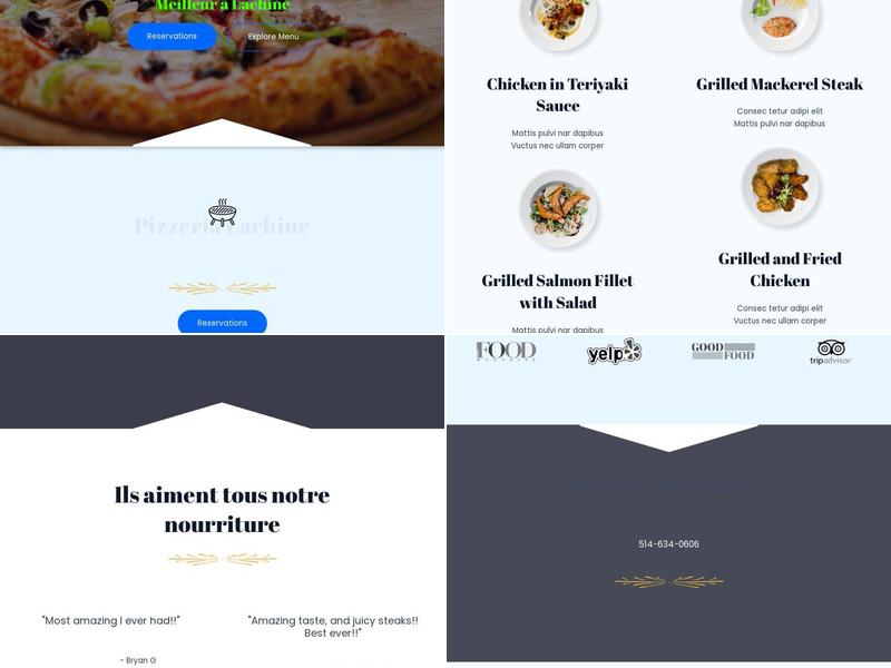 Pizzeria Lachine Menu