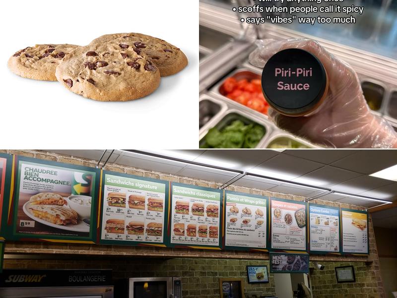 Subway Menu