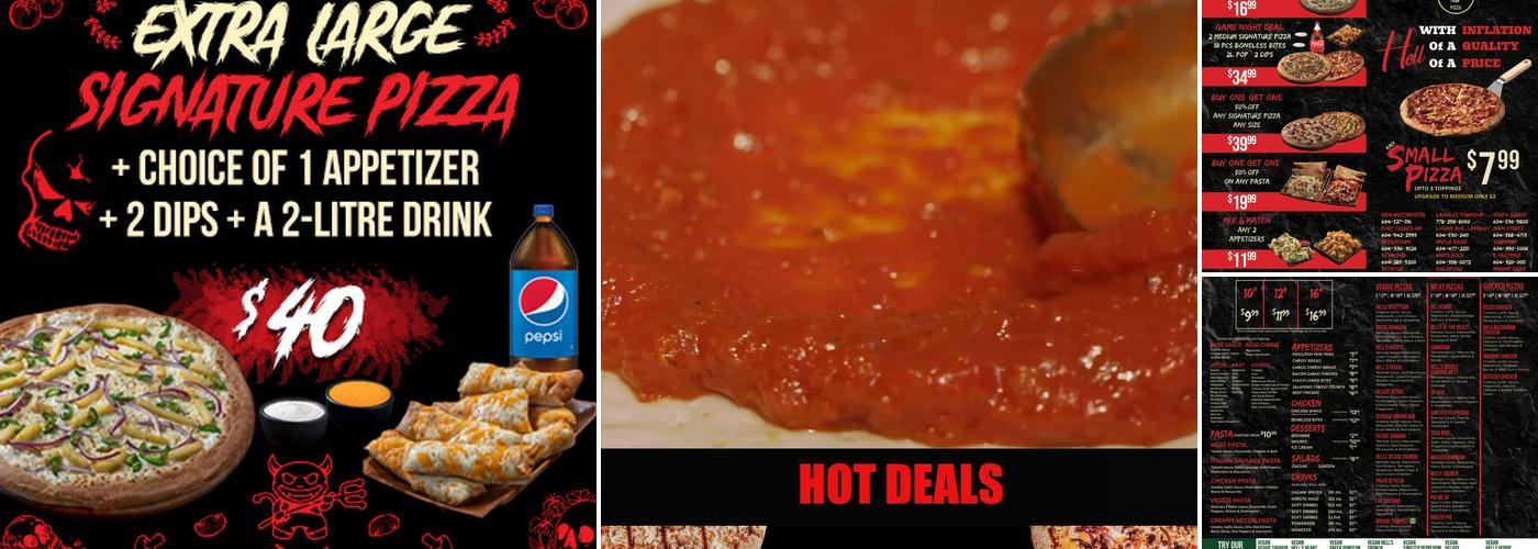 Hellcrust Pizza - Port Coquitlam Menu