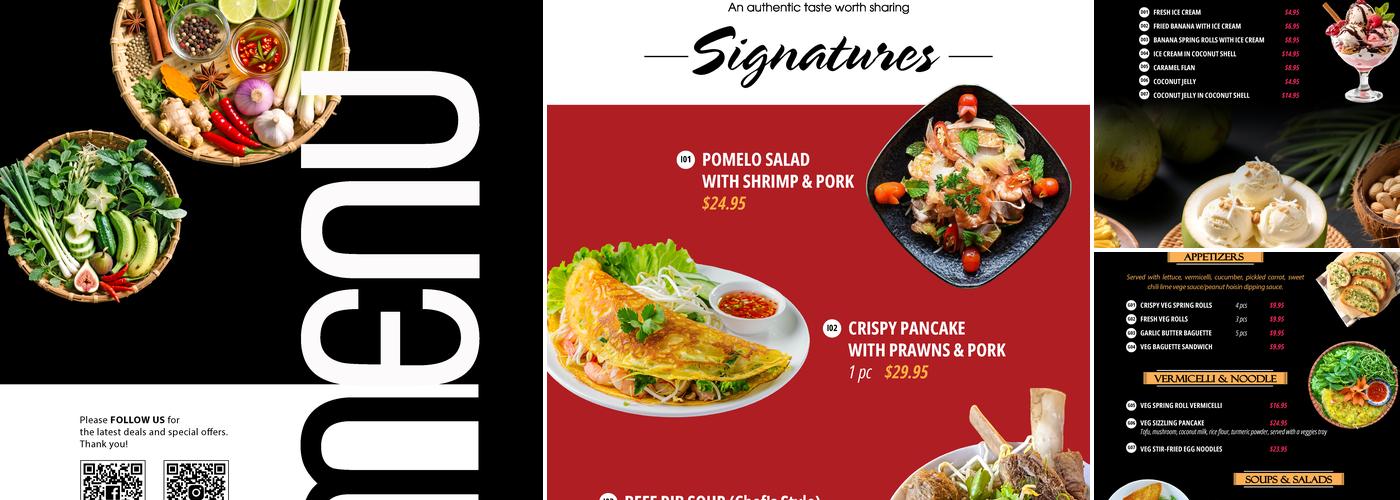 Old Man Pho Menu