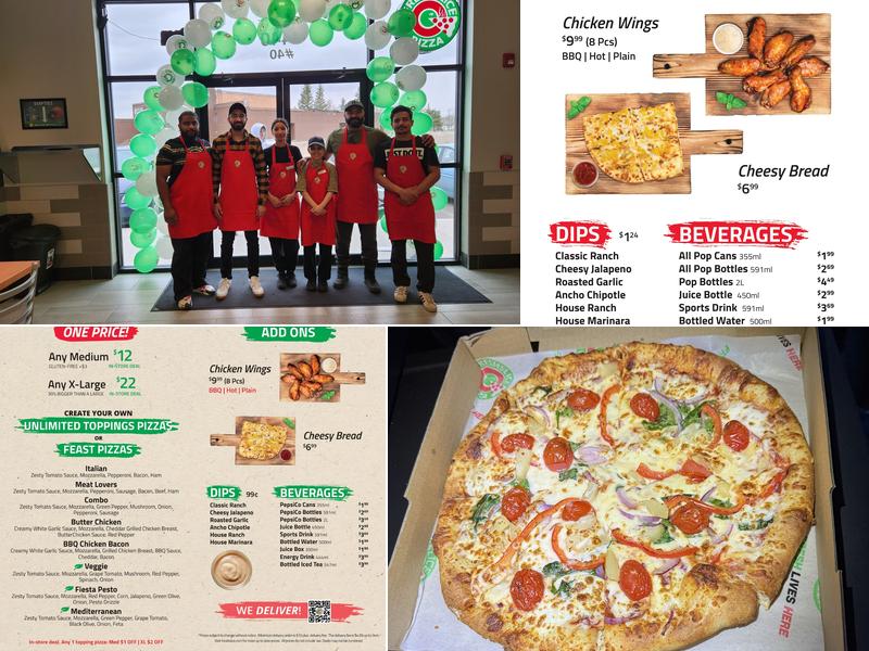 Freshslice Pizza Menu