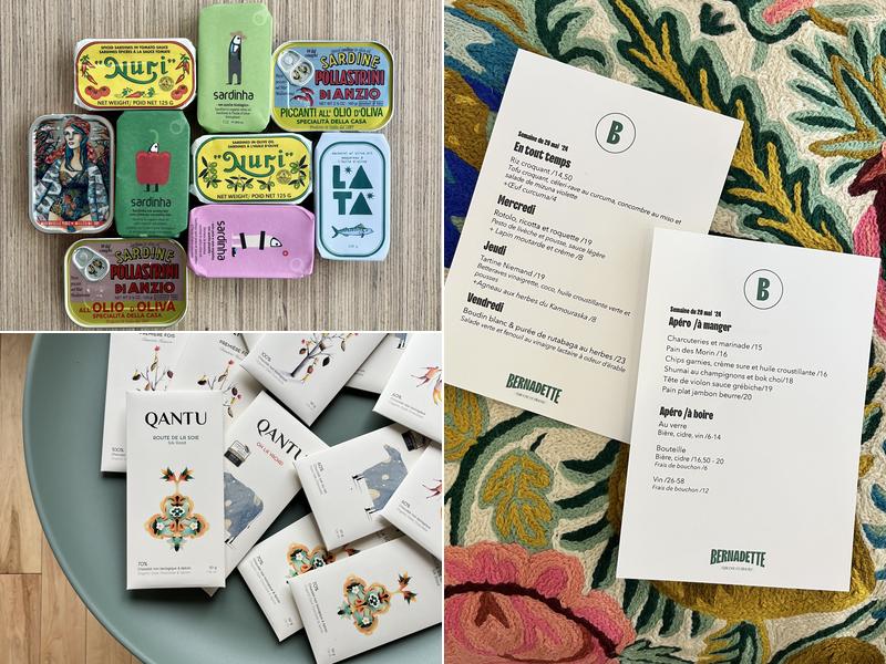 Bernadette | épicerie et dinette Menu