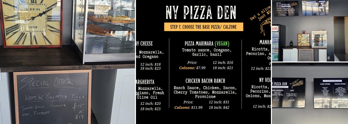 NY Pizza Den Menu