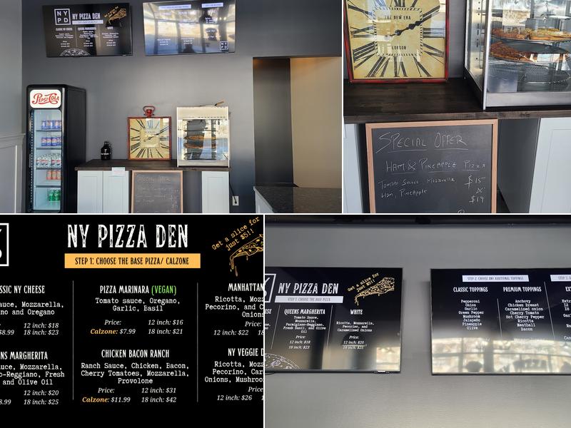 NY Pizza Den Menu