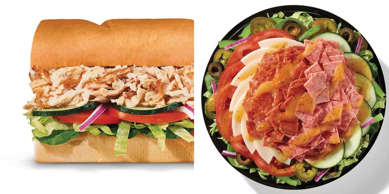 Subway Menu