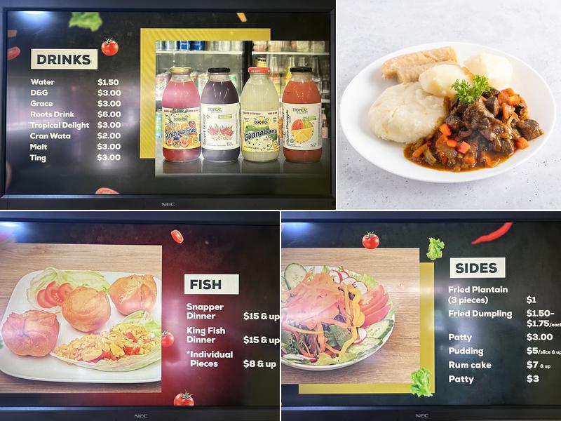 Wineta's Caribbean kitchen Menu