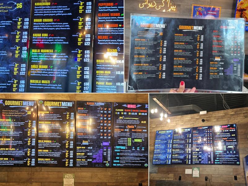 Pizza Karachi Menu