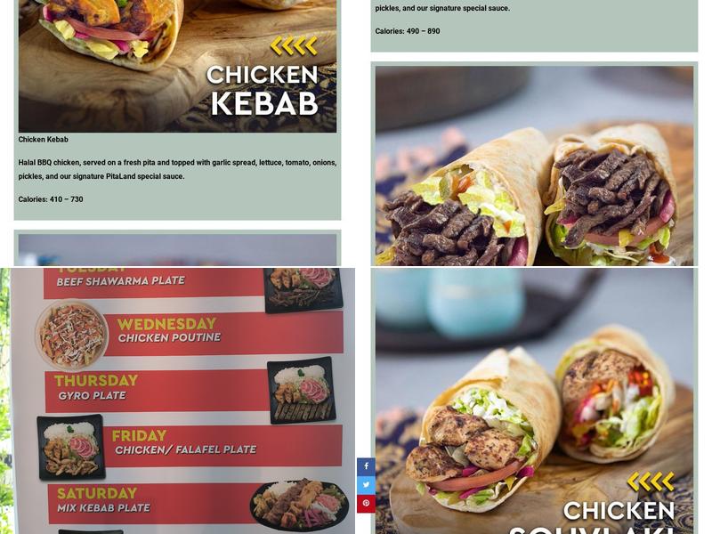 Pita Land Shawarma - Markham Rd Menu