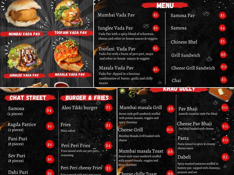 Jhakaas (pre orders only) Menu