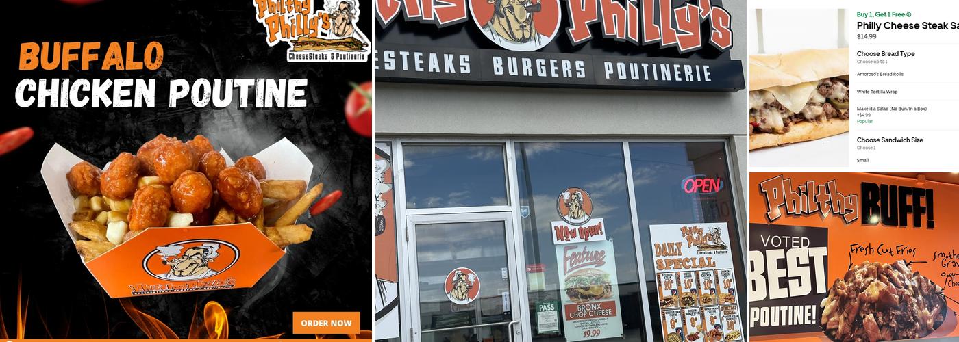 Philthy Phillys Menu