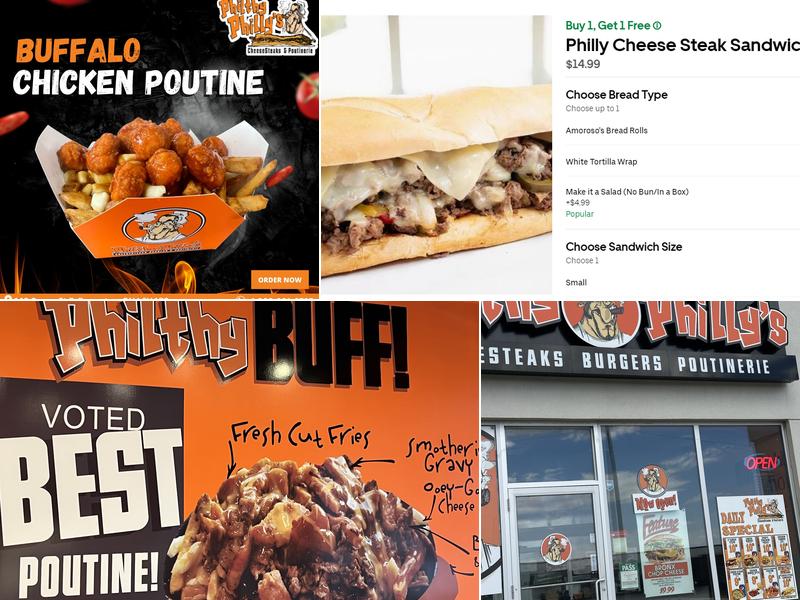 Philthy Phillys Menu