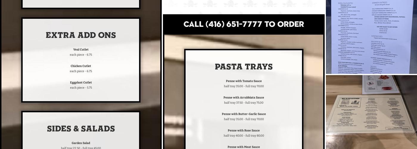 BIG SLICE KITCHEN Menu