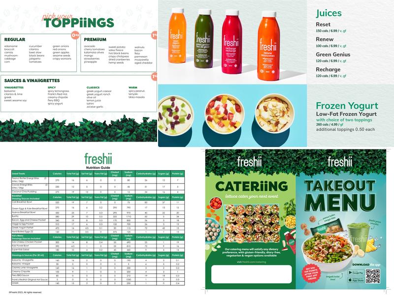 Freshii Menu