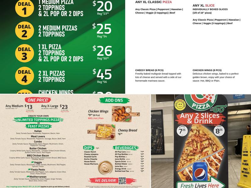 Freshslice Go Menu