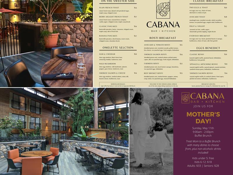 Cabana Bar + Kitchen Menu