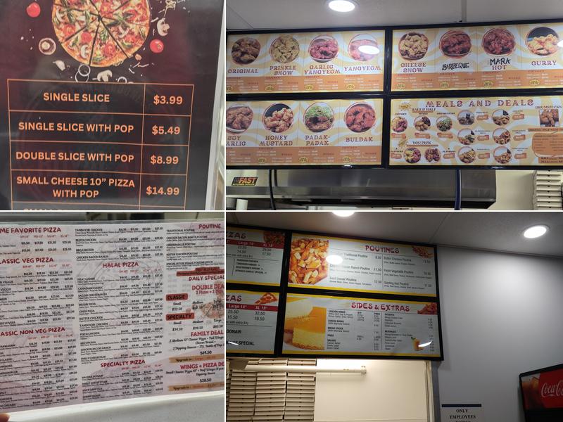 Royality Pizza and Chicken Menu