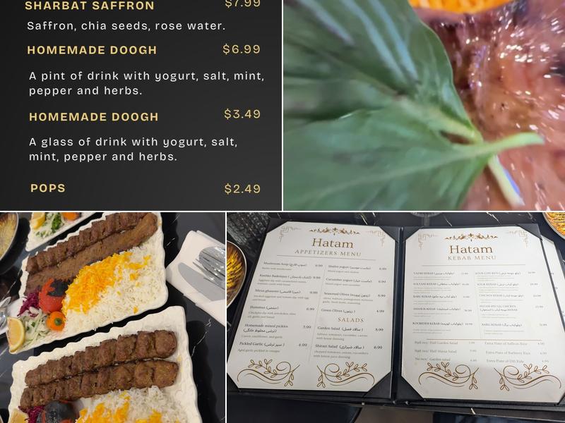 Hatam Restaurant Menu