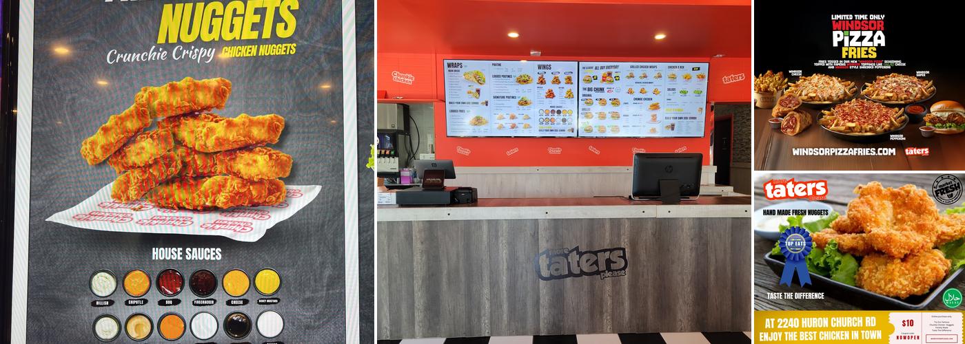 More Taters Please Menu