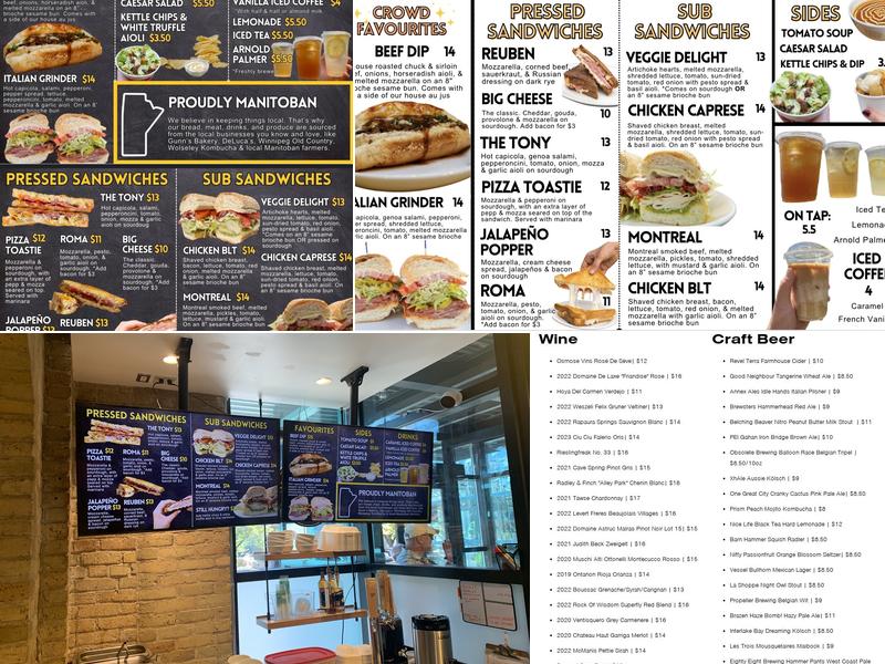 Crafted Crust Menu