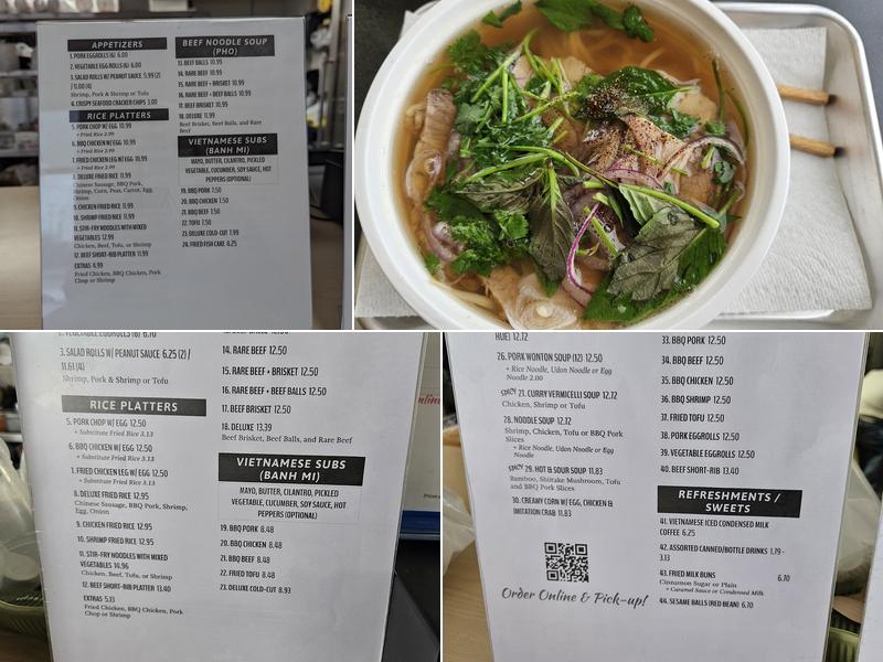 Nu Saigon (Main) @ Vickar Ford Menu