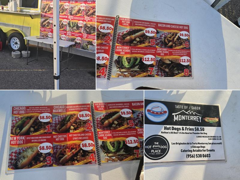 The Hot Dog Place Menu