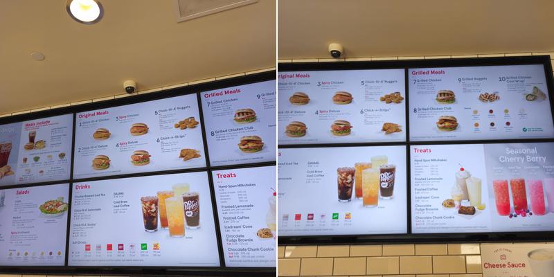 Chick-fil-A Menu