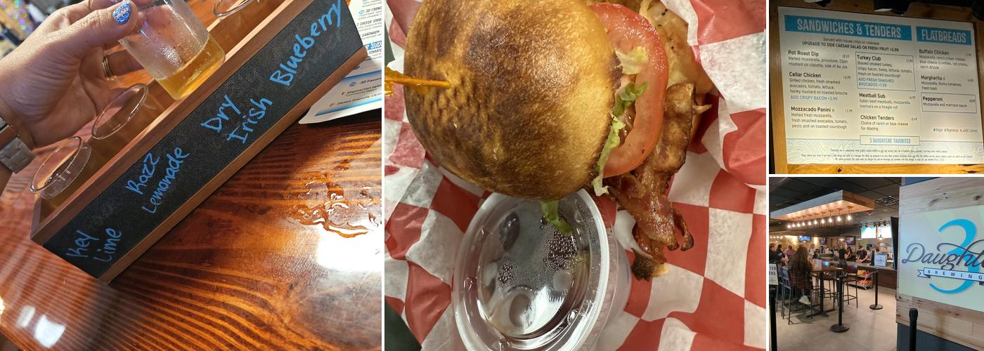 3 Daughters Brewing at PIE Menu